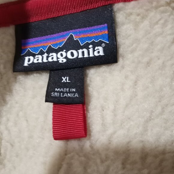 PATAGONIA IVORY RETRO PILE FLEECE JACKET MEN SIZE XL - Picture 9 of 12